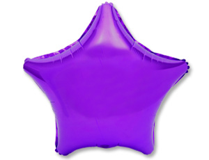 Ag Шар (18"/46 см) Звезда Фиолетовый