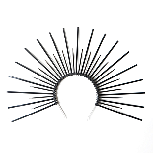 Ободок Тиара черная