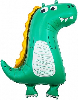 Шар фигура мини Динозавр зеленый (FL)