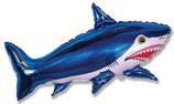 Шар фольга Фигура Акула синяя (FM)G36