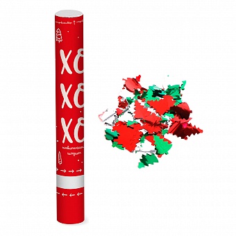 Хлопушка Елочки Ассорти фольга 30см