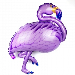 Шар фольга Фигура Фламинго Сиреневый (FL)
