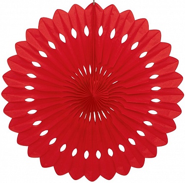 Бумажный диск красный (20"/51 см)