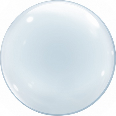 К Шар (24"/61 см) Сфера 3D Прозрачный 1 шт