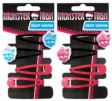 Monster High Набор заколок 4  шт