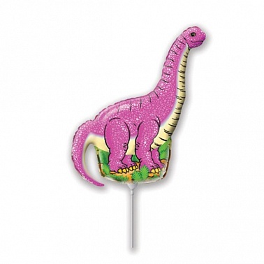 Шар Фигура Мини Динозавр розовый (FM)