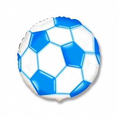 Шар Фигура Мини Футбольный мяч синий (FM)