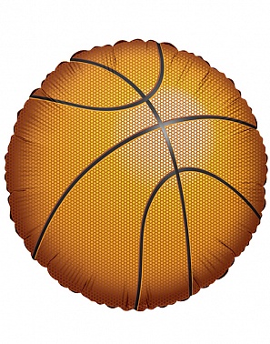 Шар фольга Круг 18" Баскетбольный мяч (CTI)