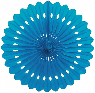 Бумажный диск голубой (20"/51 см)