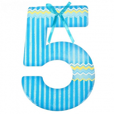 Цифра для украшения интерьера "5"