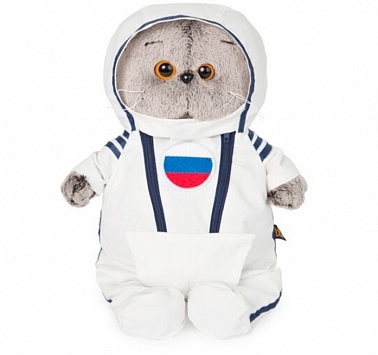 Мягкая игрушка "Басик в костюме космонавта" 22 см 22-067