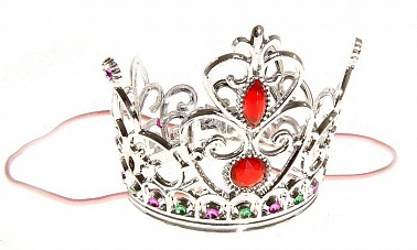 Корона Принцесса два рубина серебро 9*25 см 1 шт