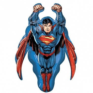 Шар фольга Фигура Супермен летящий (AN)G36