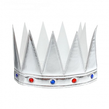 Корона "Царь" с камнями,серебро