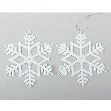 Снежинка декор 6,5*6,5см