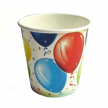 Стаканы Яркие шары 190 мл, 6 шт