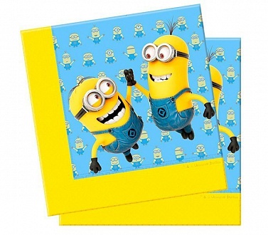 Салфетки Миньоны 33*33 см 20 шт