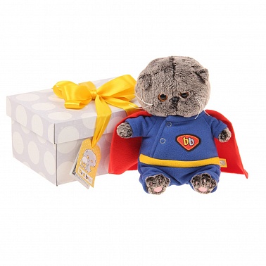 Мягкая игрушка "Басик Baby" в костюме супермена 20 см ВВ-020