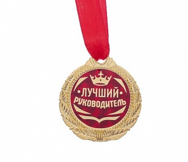 Медаль Лучший руководитель 4см