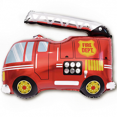 Шар фольга фигура 32" Пожарная Машина (FL)