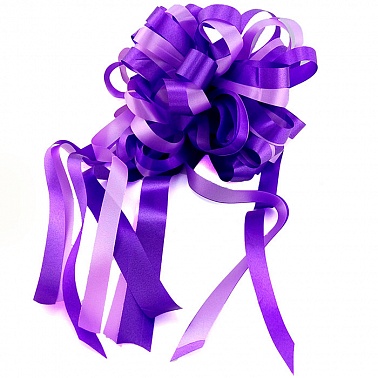 Бант-шар Пастель "Комбо" Фиолетовый с нежно-розовым 11 см