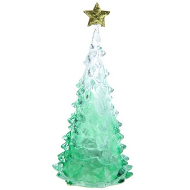 Игрушка свет Елочка со звездой 10.5 см 1 шт
