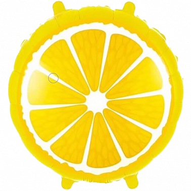 Шар фольга Круг 18" Лимон (FL)